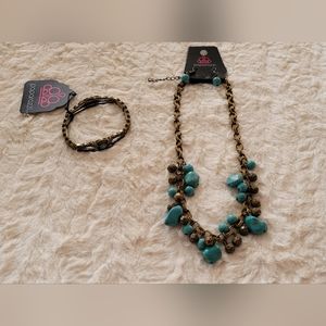Paparazzi Necklace, Earrings & Bracelet
